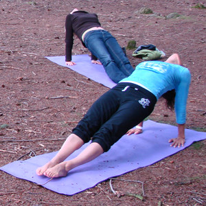 yoga houding purvottanasana